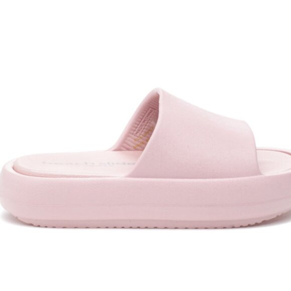 J/Slides EVA SQUISH Pink Lightweight Comfy Beach Slides Platform Sandals Sz 9 - Picture 4 of 7